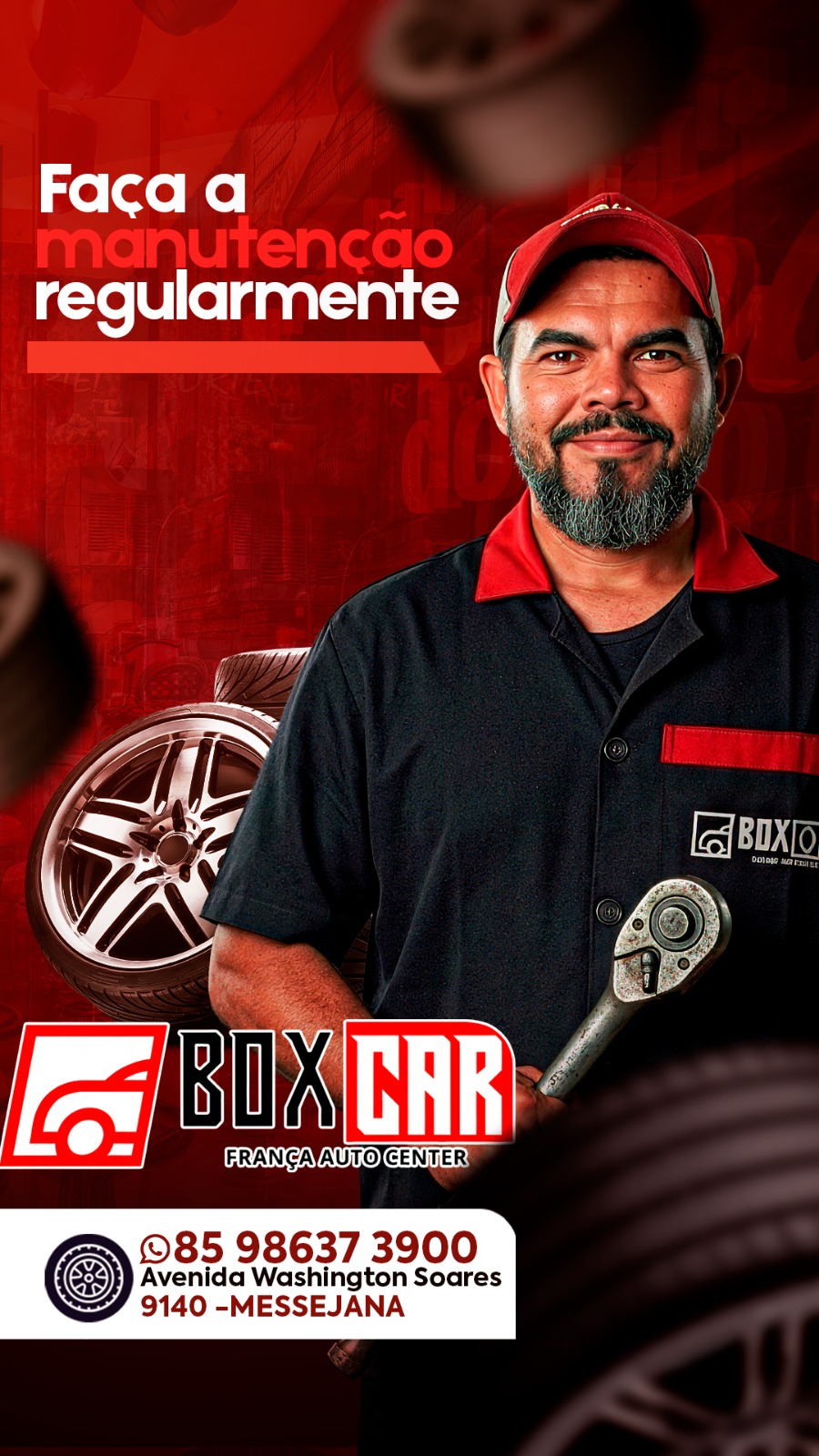 BOXCAR: manutenção regular e contato comercial
